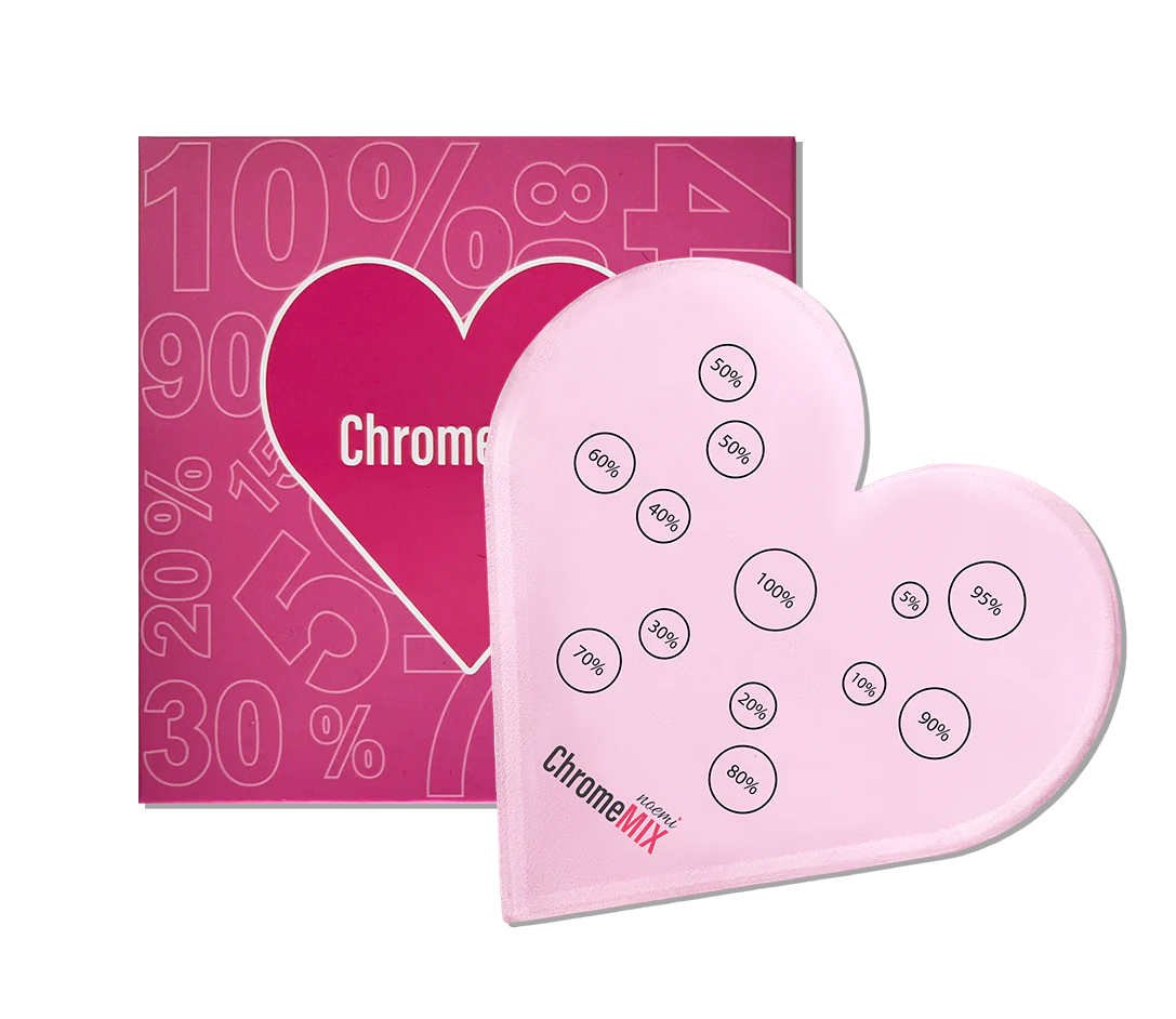 Noemi ChromeMix 2in1 – Paleta de Mezcla Precisa para Tintes de Cejas - Lash Shop Canarias formato corazon