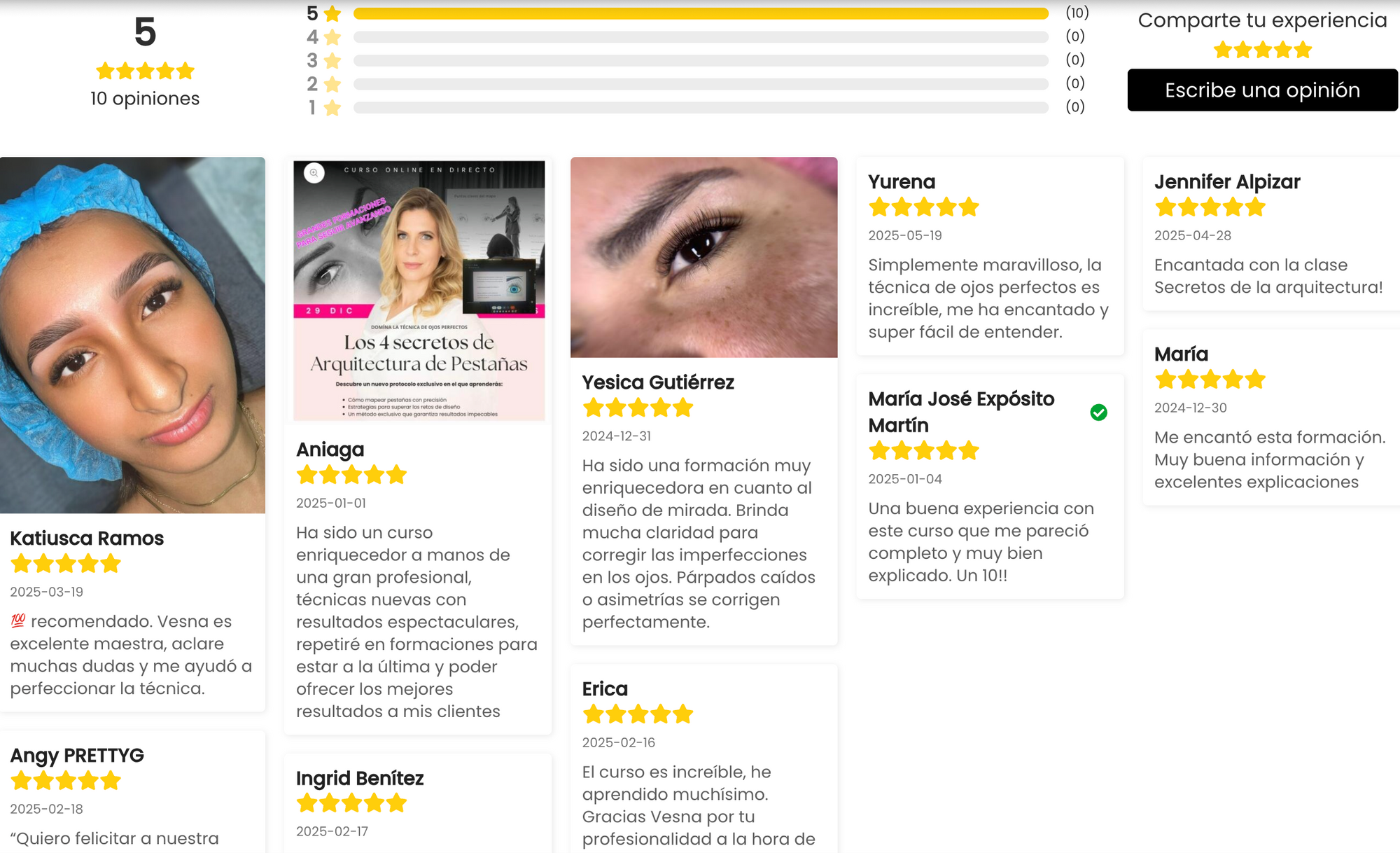 OJOS PERFECTOS algoritmo de diseño perfecto en pestañas