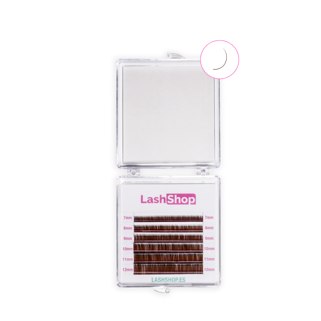 VOLUMEN EASY FAN MARRÓN - Lash Shop Canarias