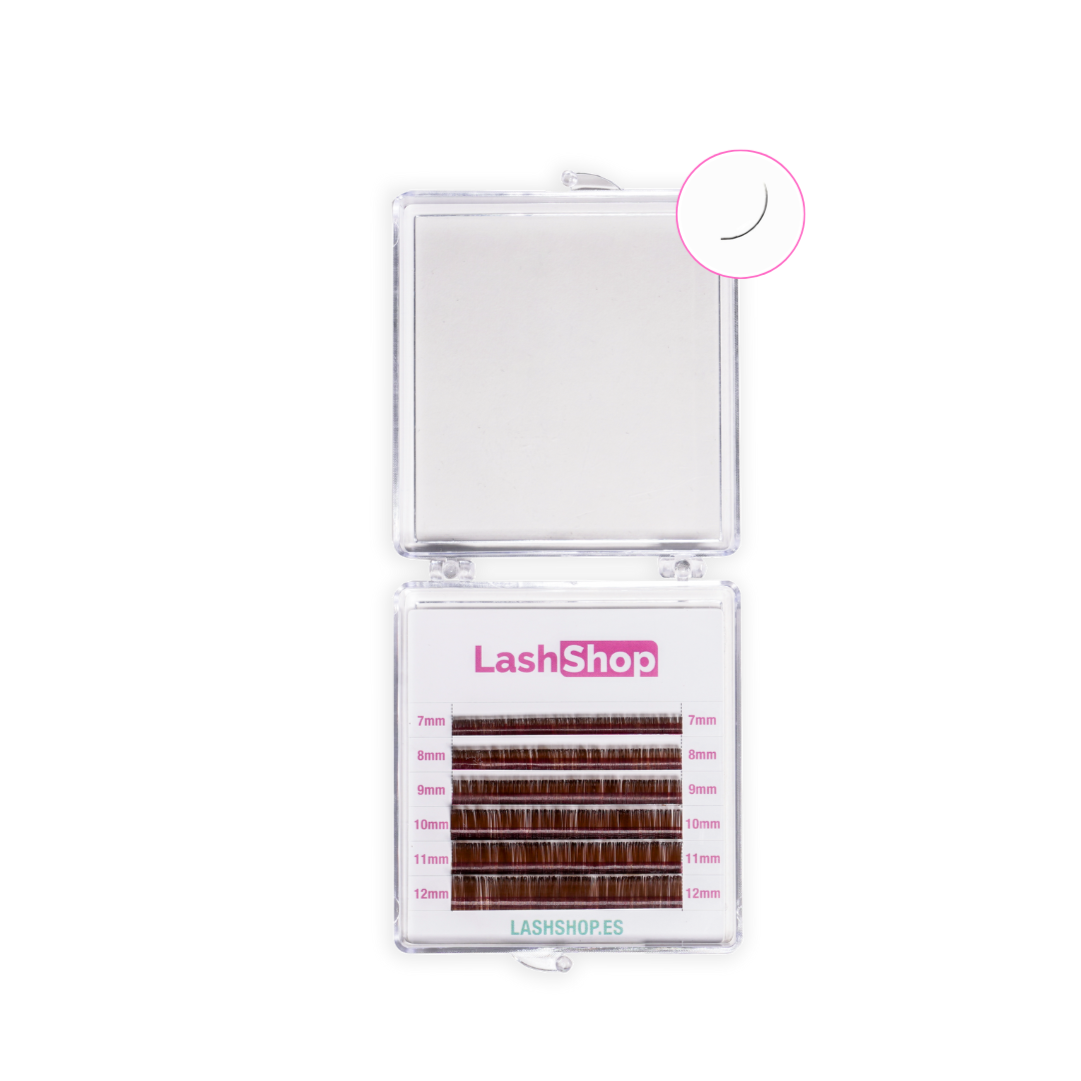VOLUMEN EASY FAN MARRÓN - Lash Shop Canarias