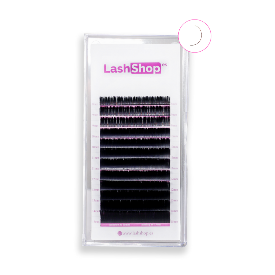 CLÁSICAS FLAT ELIPSE - MIX - Lash Shop Canarias Eyelash Extensions 0.15mm / B / 5-10mm