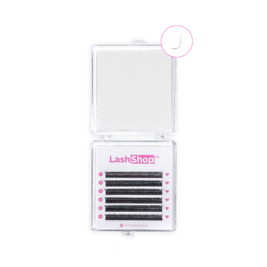 VOLUMEN EGIPCIO 4D W MINI - MEDIDAS INDIVIDUALES - Lash Shop Canarias Eyelash Extensions M / 8mm
