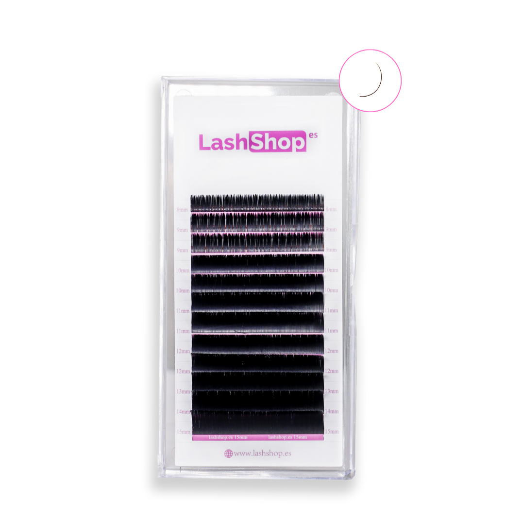 CLÁSICAS FLAT ELIPSE - MIX - Lash Shop Canarias Eyelash Extensions 0.18mm / C / 7-13mm