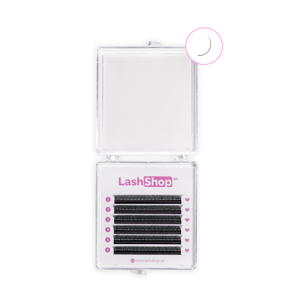 VOLUMEN EGIPCIO 4D W MINI - MEDIDAS INDIVIDUALES - Lash Shop Canarias Eyelash Extensions CC / 7mm