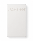 Palet de metacrilato LashShop 9x17cm con letras blancas