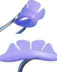 1 par de pads de silicona tipo mariposa diseñados para cubrir o fijar pestañas inferiores