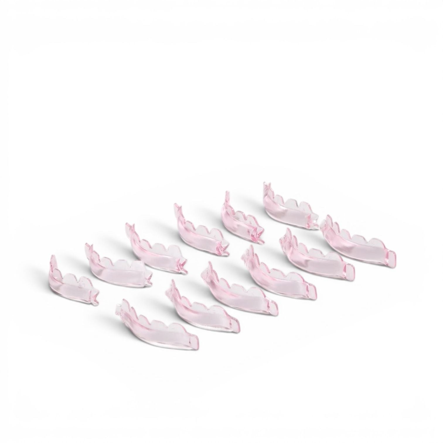 Set de 6 pares de pads de silicona transparente para lifting de pestañas. 