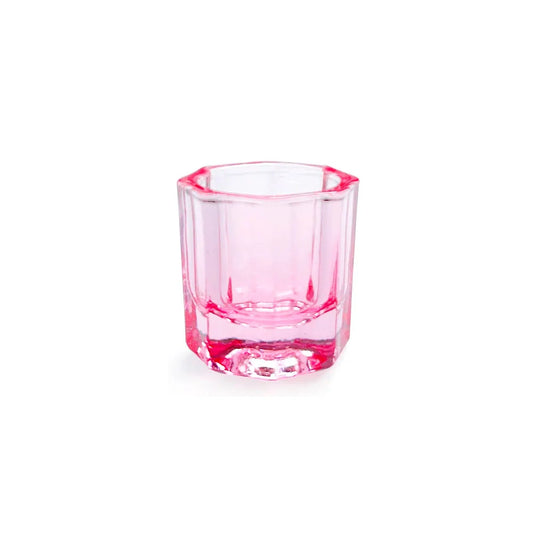 Vaso de Cristal para Mezclas Rosa