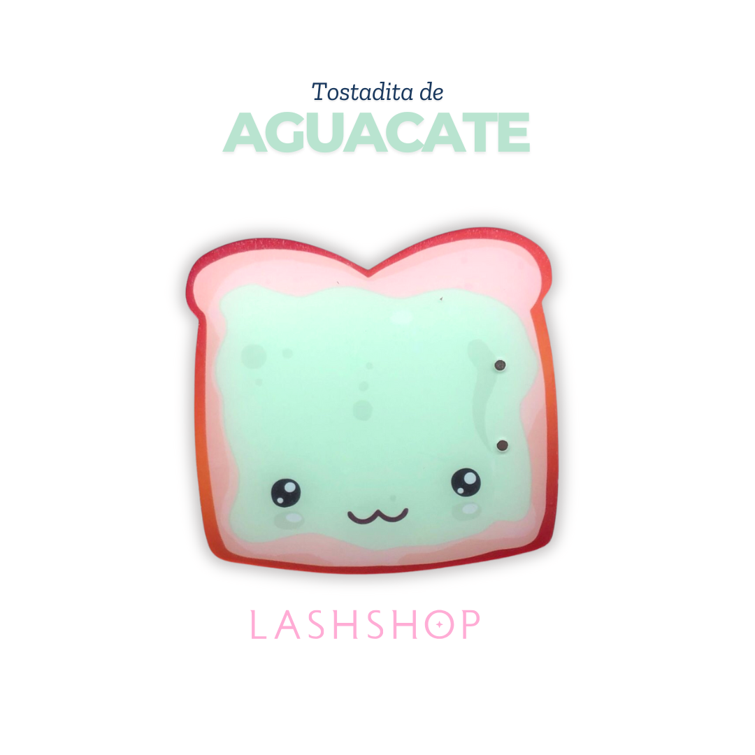Tostaditas Magnéticas para Pestañas – Paleta Kawaii con Imán para Pinzas - Lash Shop Canarias
