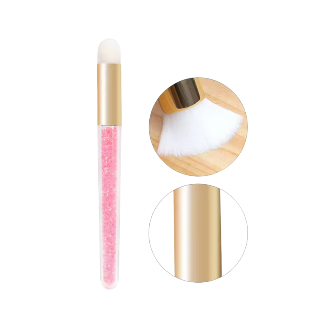 BROCHAS PINK &amp; GOLD - Limpieza de Extensiones de Pestañas