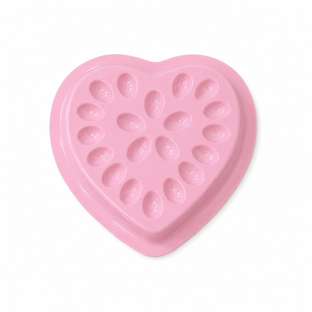 bases para pegamento de pestañas en forma de corazon lashshop