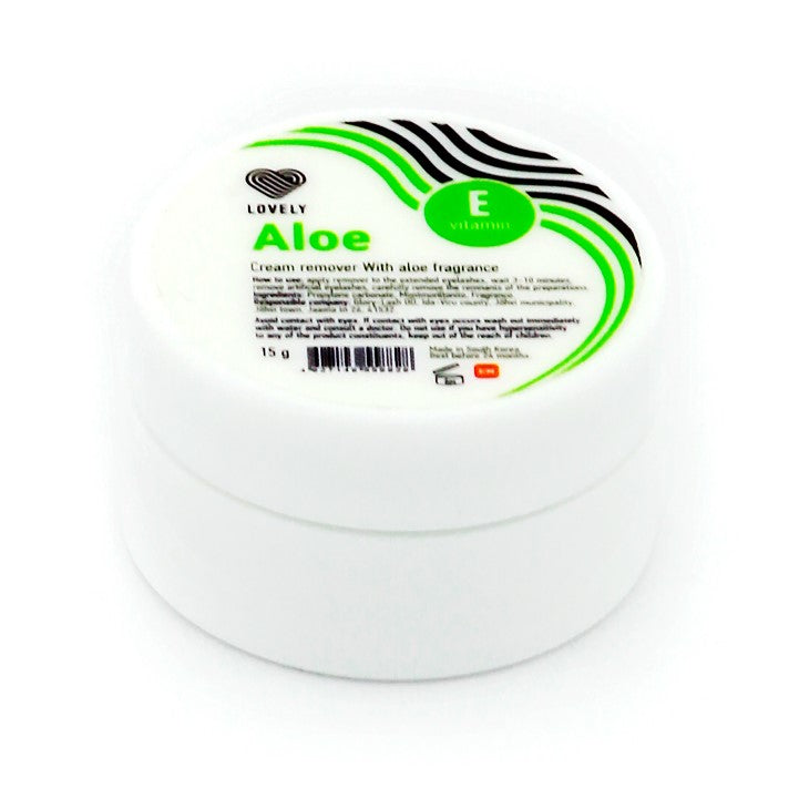 ALOE REMOVEDOR EN CREMA 15g PARA EXTENSIONES DE PESTAÑAS - Lash Shop Canarias