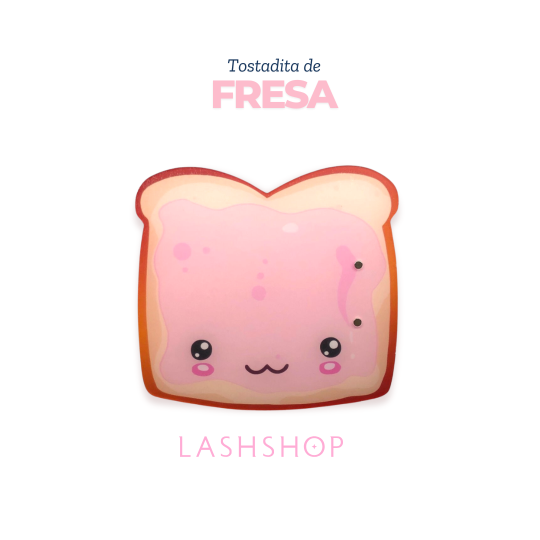 Tostaditas Magnéticas para Pestañas – Paleta Kawaii con Imán para Pinzas - Lash Shop Canarias