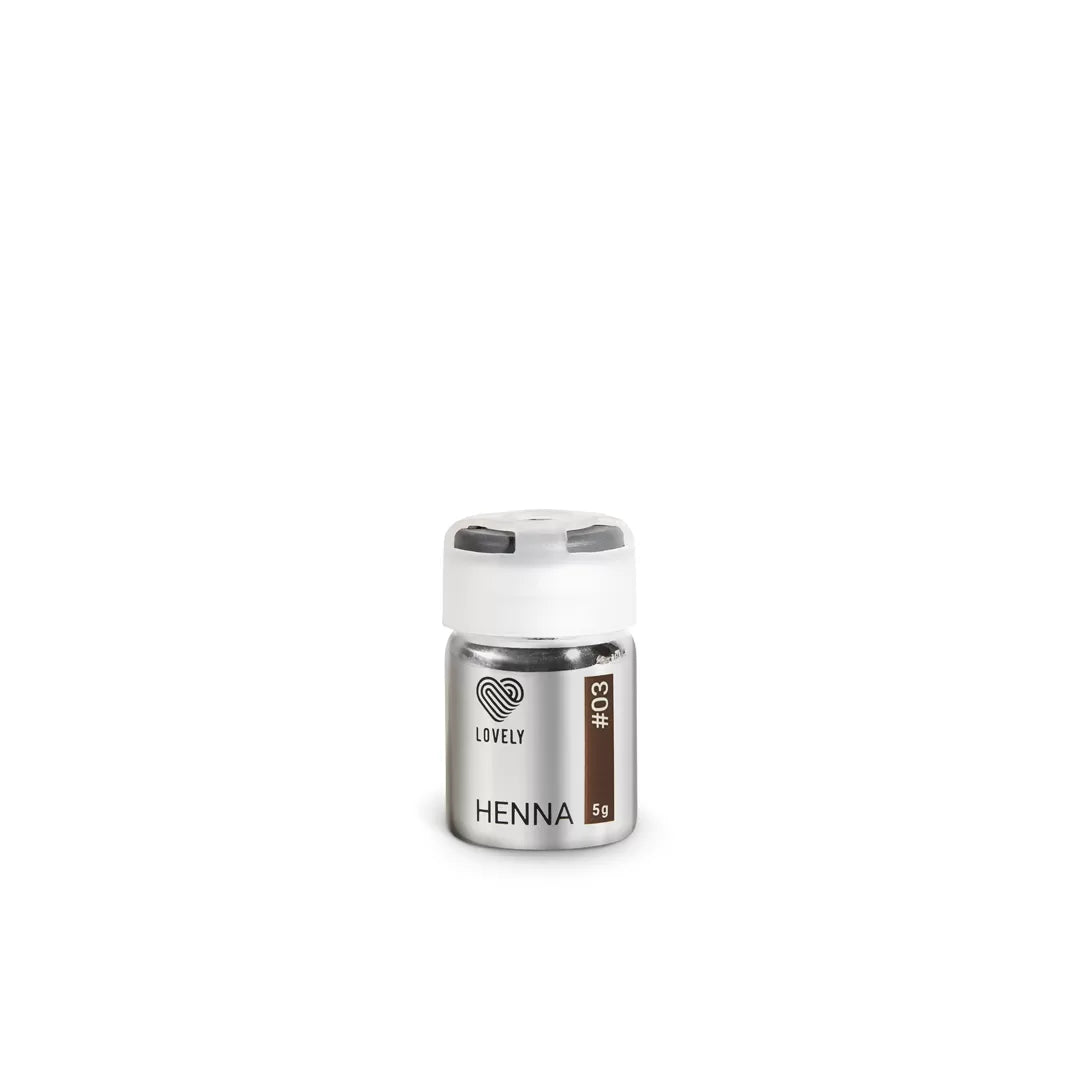 #04 NEGRO HENNA en BOTE / Frasco 5g (de marca LOVELY) - Lash Shop Canarias