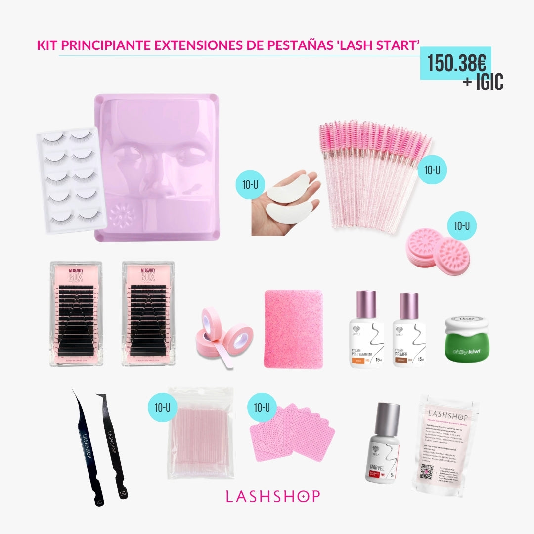 Kit ROCHI de  extensiones de Pestañas para principiantes