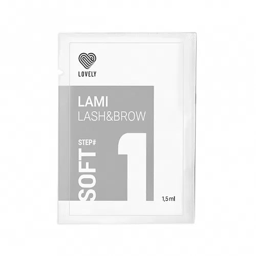 NEW Phase 1: SOFT LAMI LASH & BROW SACHET by LOVELY