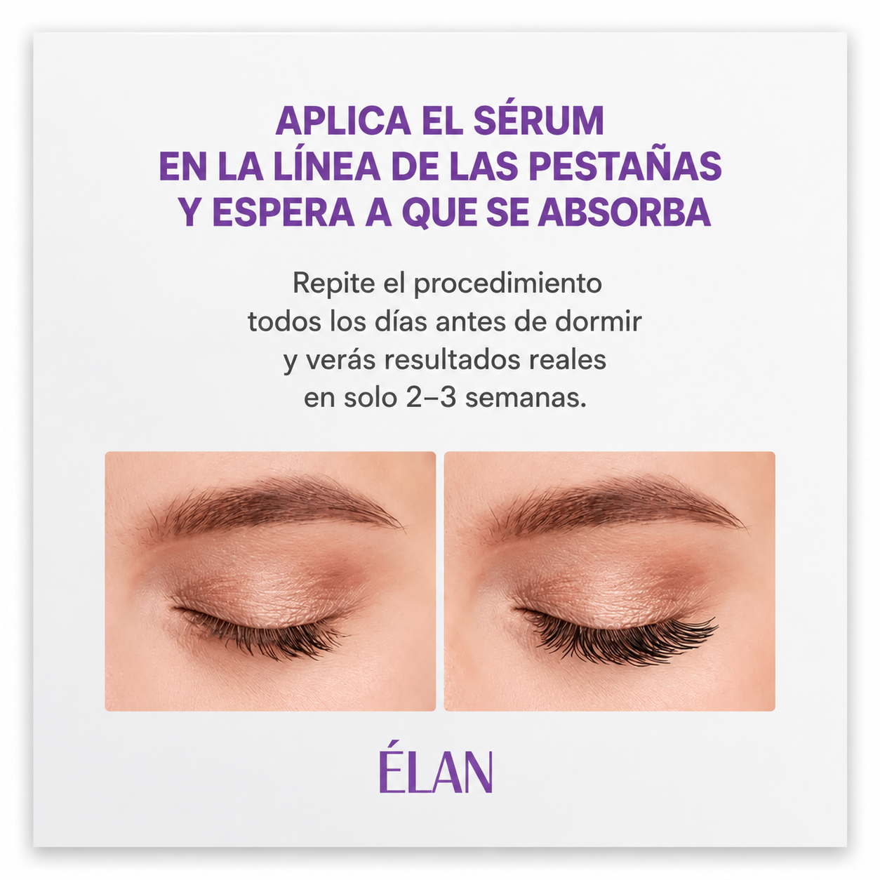 ÉLAN LashBOOST Peptide Serum – Sérum Fortalecedor de Pestañas