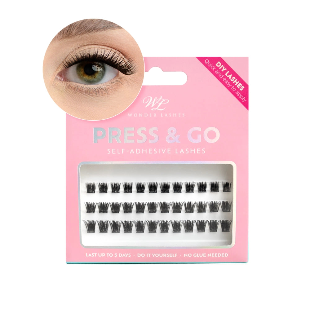 Pestañas autoadhesivas Press &amp; Go Volume Wonder Lashes MIX 8-12 mm