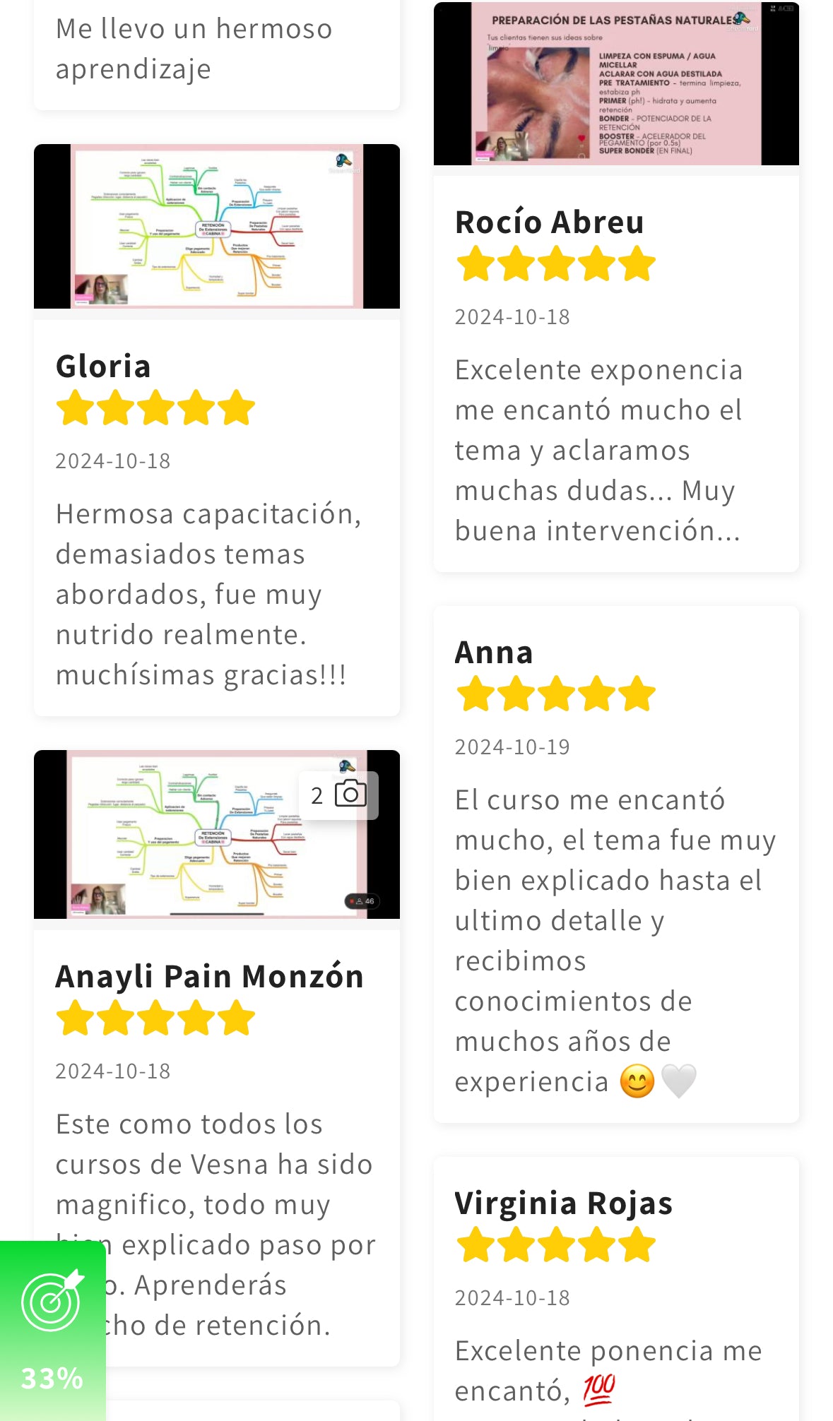 CSI RETENCIÓN DE PESTAÑAS curso grabado - Lash Shop Canarias