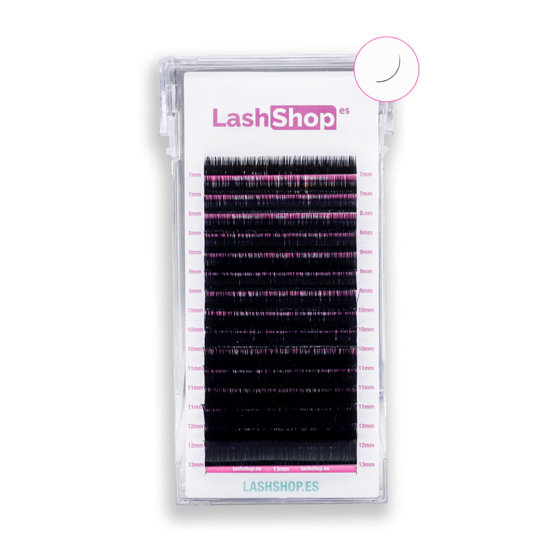 CLÁSICAS SILK/SEDA - MIX - Lash Shop Canarias Eyelash Extensions 0.15 / C / 7-13mm