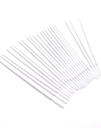 Microcepillos PUNTA LARGA para extensiones de pestañas y lifting de pestañas - Lash Shop Canarias Eyelash Extensions Accessories Blanco 100 un