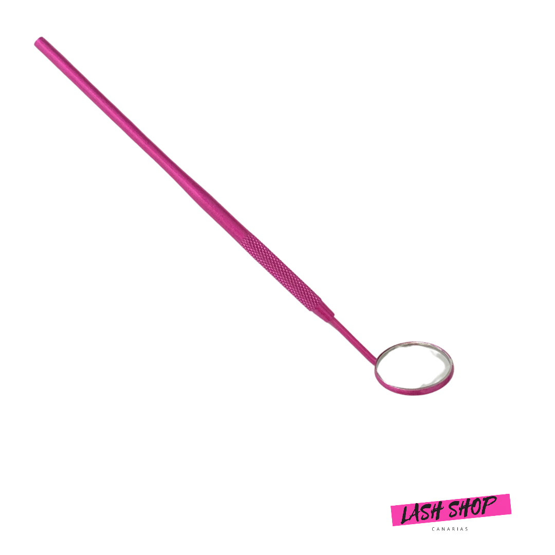 Espejo dental pequeño para extensiones y lifting de pestañas - Lash Shop Canarias Dental Mirror Azul claro