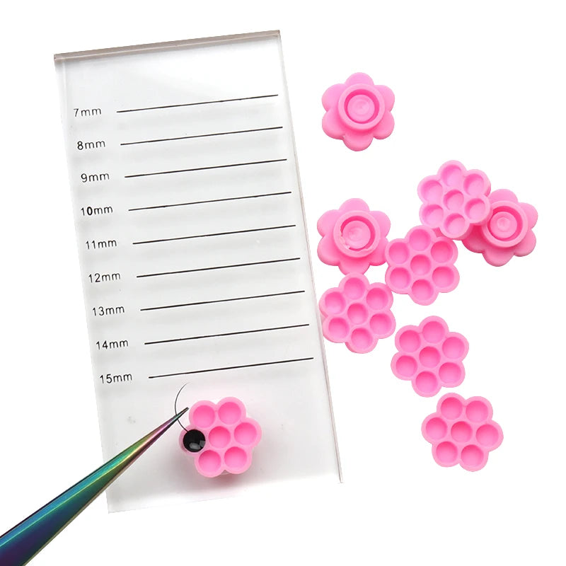 Bases MINI para pegamento / anillo 10un - Lash Shop Canarias FLOR