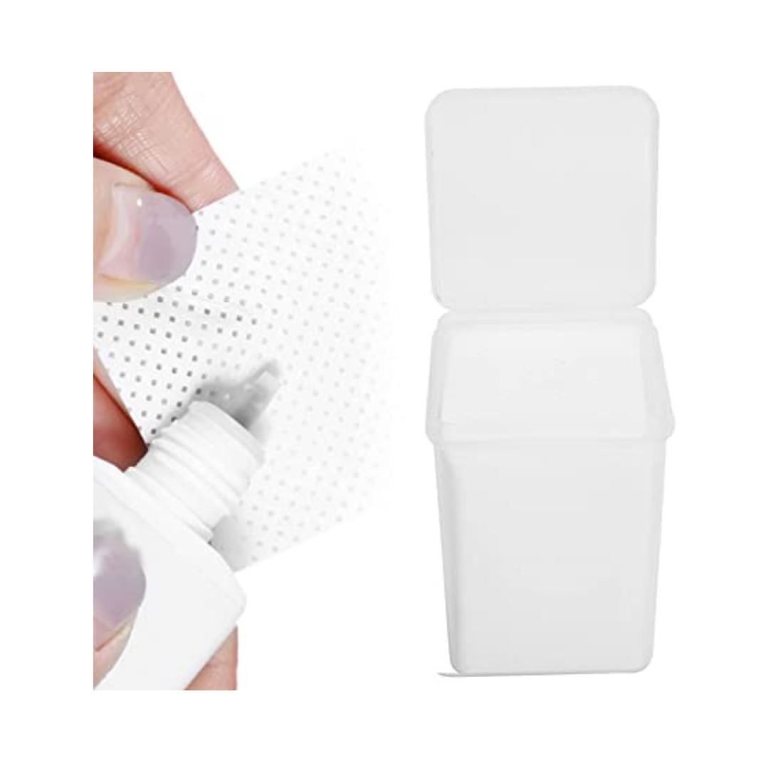 200 Hojas para limpieza de la boquilla de pegamento pestañas - Lash Shop Canarias eyelash extensions materials Blanco