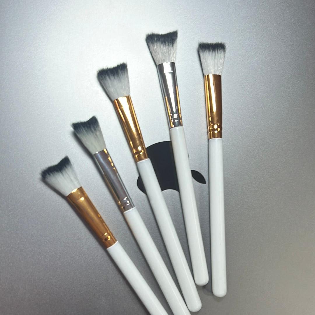 BROCHAS DELUXE forma U / Pinceles para limpieza de pestañas profesional - Lash Shop Canarias Herramientas de Pestañas Dorado