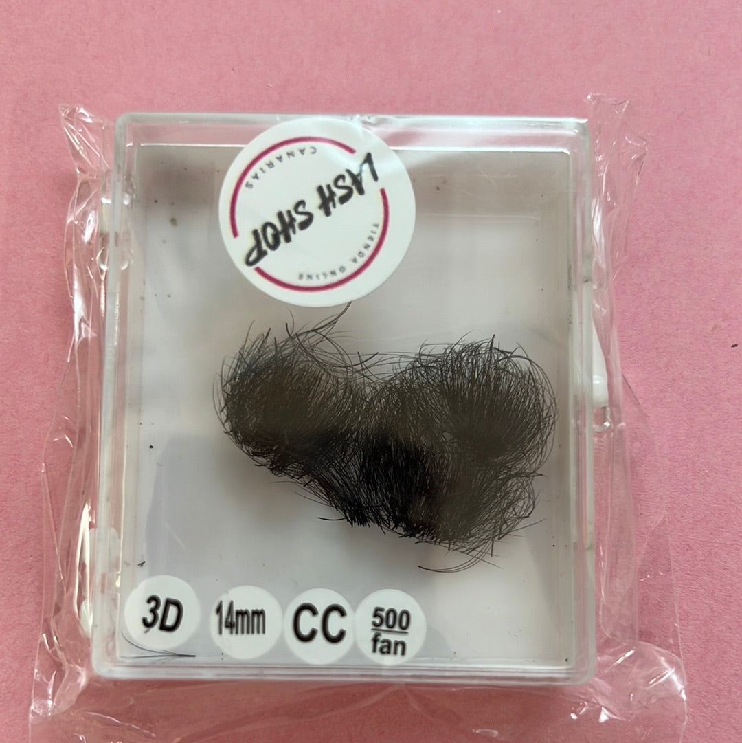 3D VOLUMEN PRO FAN - MEDIDAS INDIVIDUALES - Lash Shop Canarias False Eyelashes C / 14mm